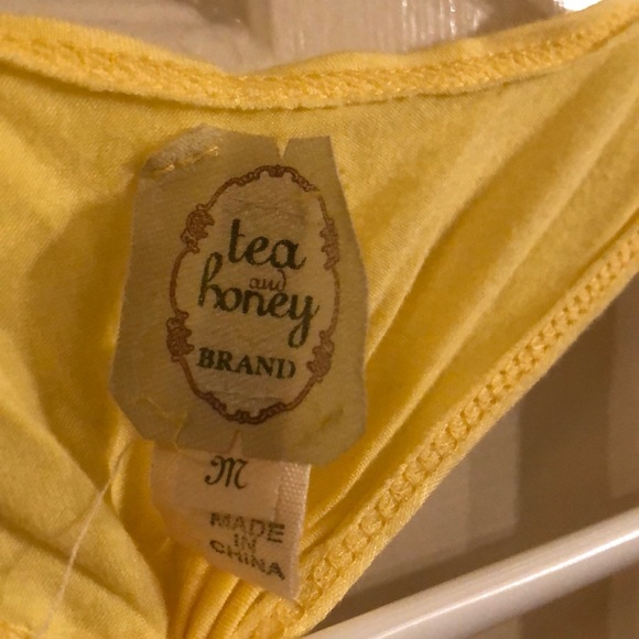 Anthropologie yellow halter top - Picture 3 of 4